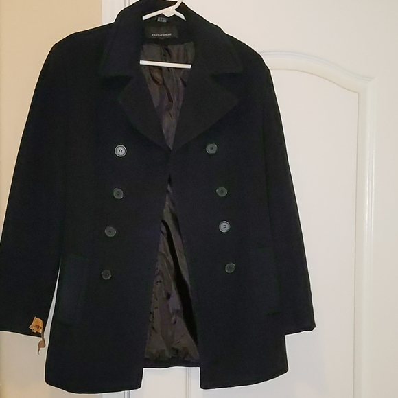 Jones New York Women's Black Coat Size 8 - Picture 1 of 5